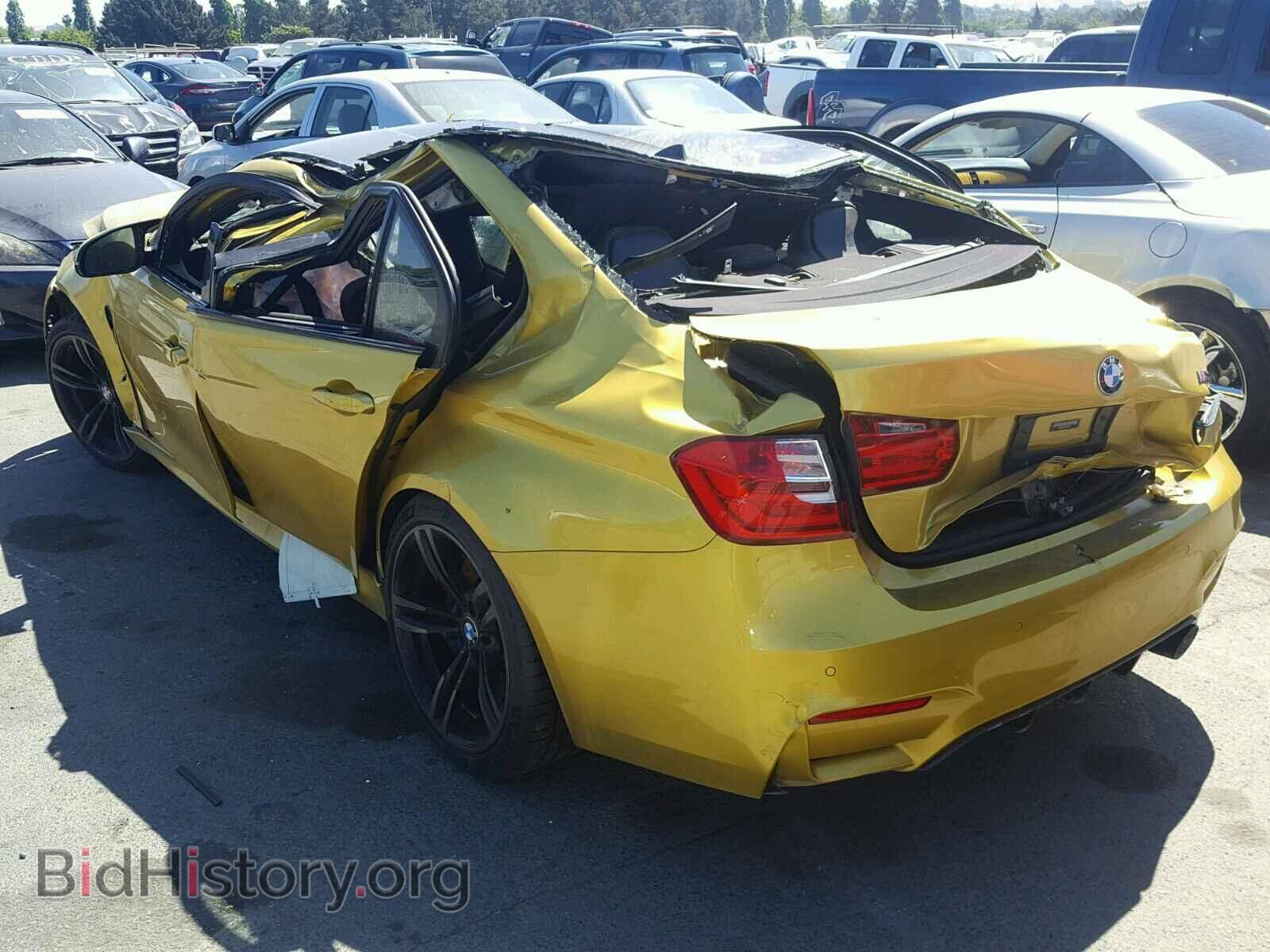 2015 BMW M3 - VIN: WBS3C9C59FP803303 - Фото 3