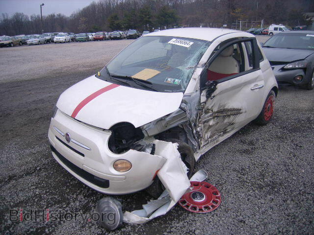 2012 FIAT 500 - VIN: 3C3CFFAR4CT383061 - Фото 2