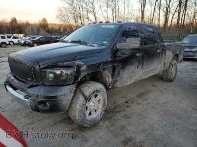 2007 Dodge RAM 2500, black — VIN 3D7KS29D07G753088, Copart