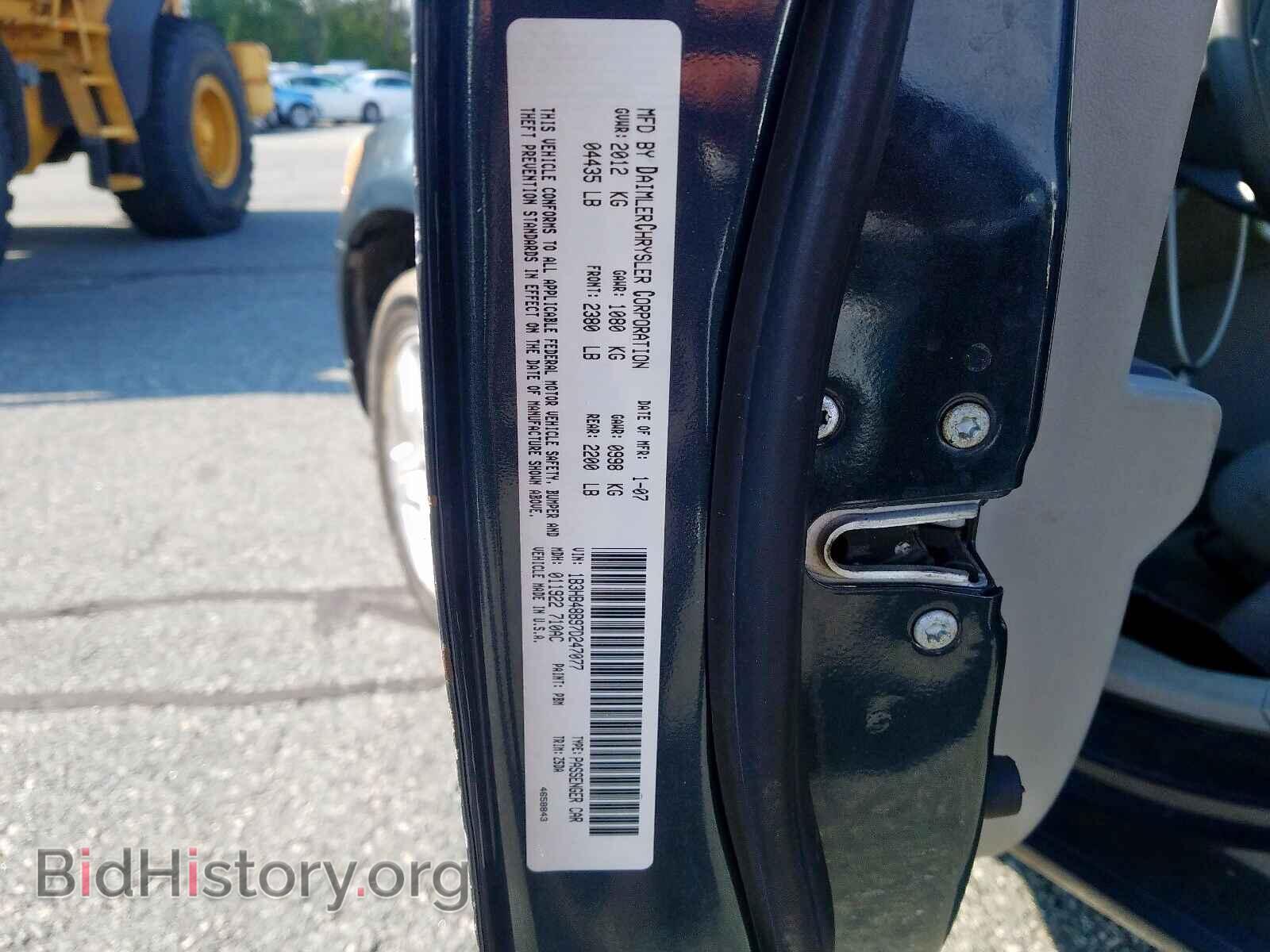 2007 DODGE CALIBER - VIN: 1B3HB48B97D247077 - Photo 10