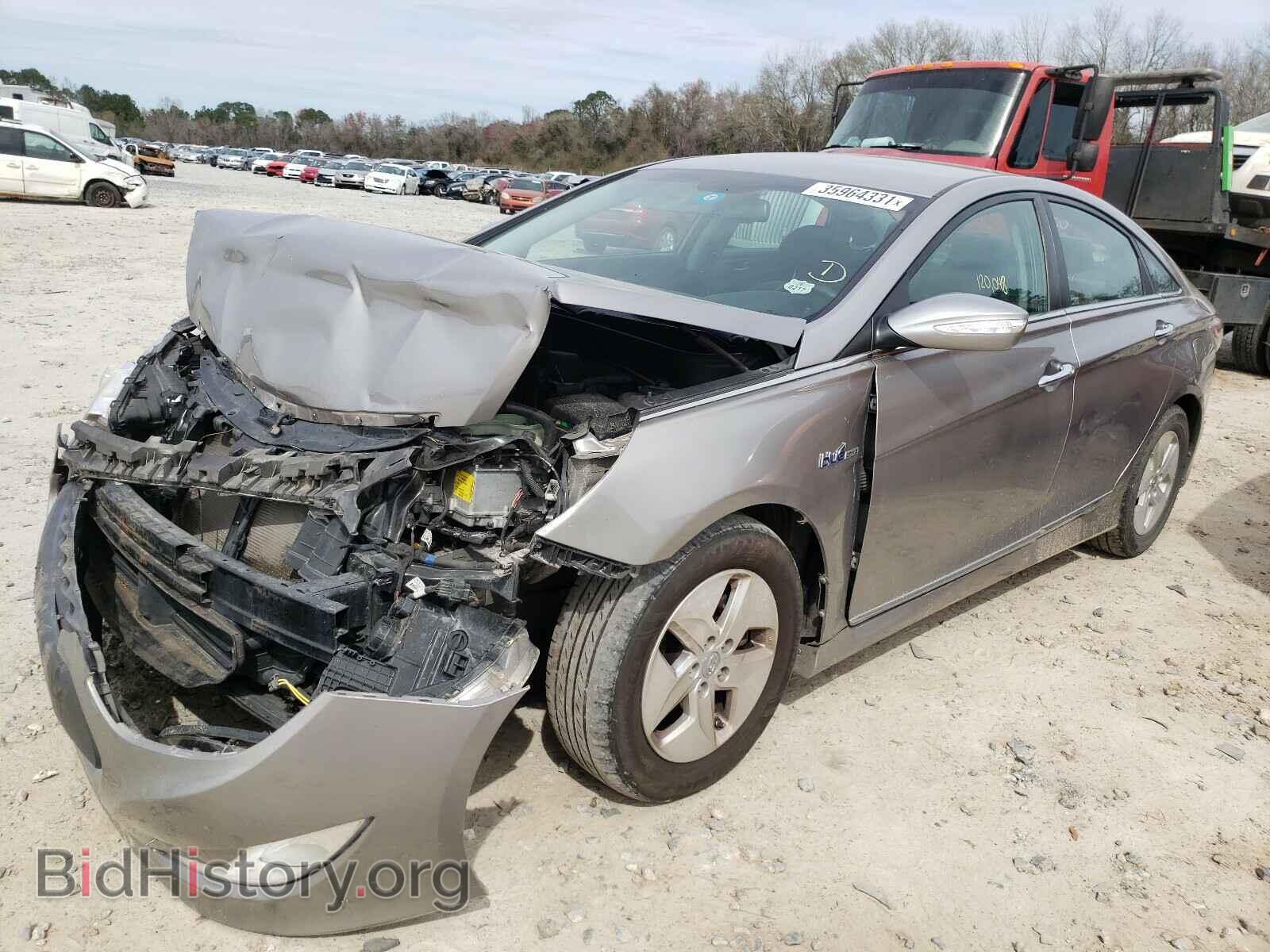 2012 HYUNDAI SONATA - VIN: KMHEC4A48CA022389 - Фото 2