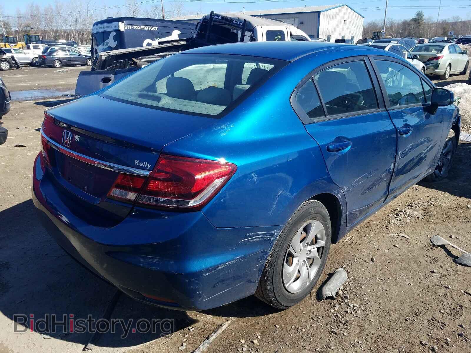 2013 HONDA CIVIC - VIN: 2HGFB2F55DH592338 - Фото 4