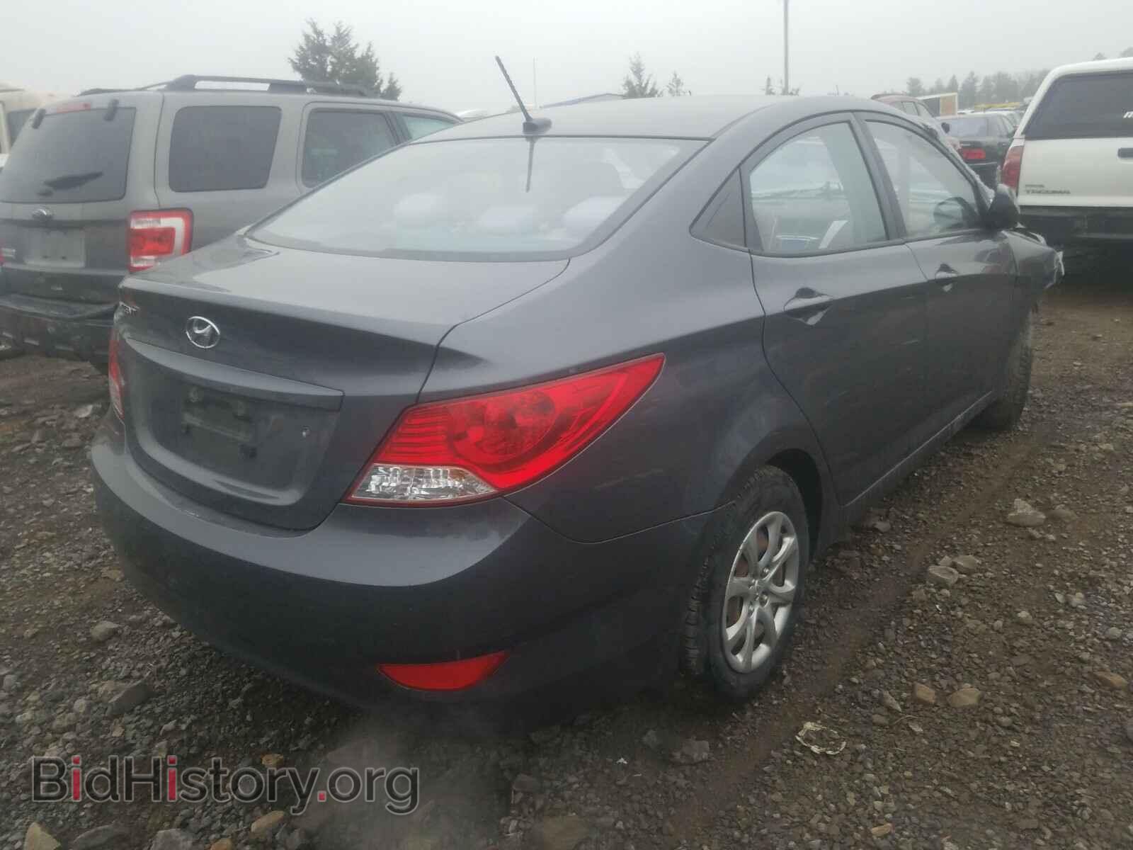 2013 HYUNDAI ACCENT - VIN: KMHCT4AE8DU272814 - Фото 4