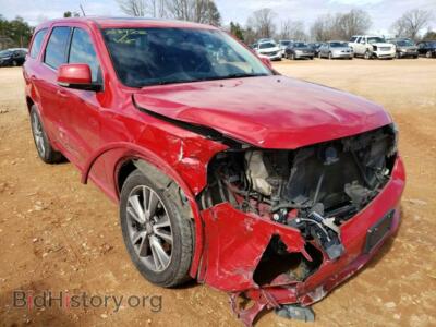 2013 Dodge DURANGO Durango R/, красный — VIN 1C4SDJCT0DC668992, Copart
