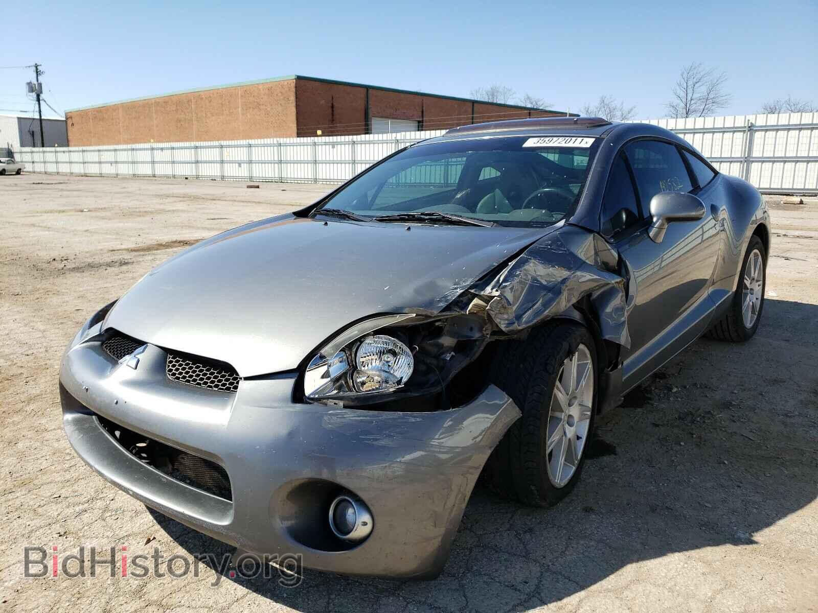 2006 MITSUBISHI ECLIPSE - VIN: 4A3AK34T96E028313 - Фото 2