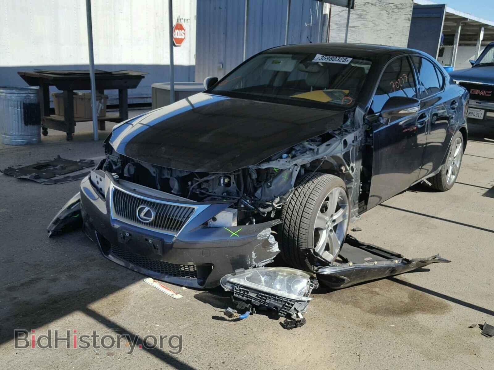 2011 LEXUS IS250 - VIN: JTHBF5C22B5155896 - Фото 2
