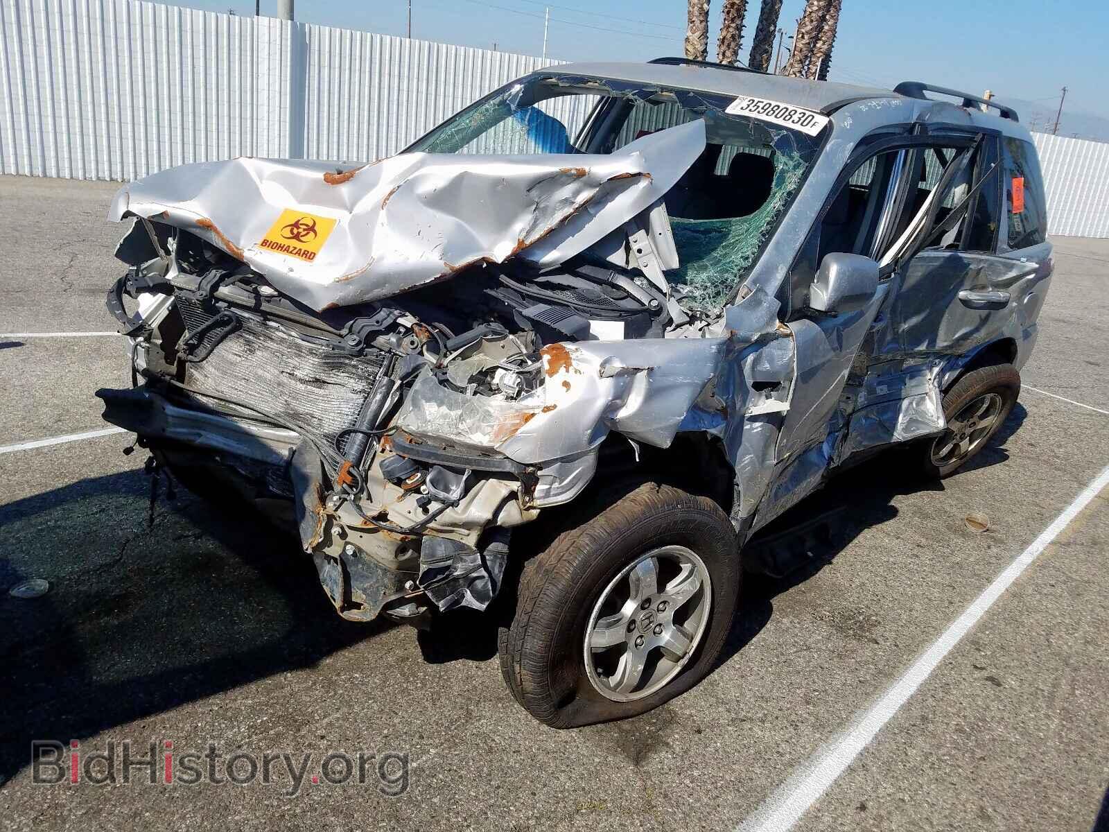 2006 HONDA PILOT - VIN: 5FNYF284X6B024661 - Фото 2
