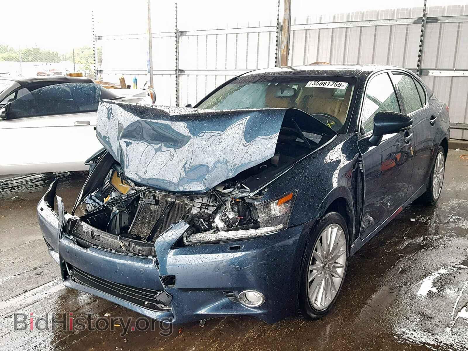 2013 LEXUS GS350 - VIN: JTHCE1BL0D5005136 - Фото 2