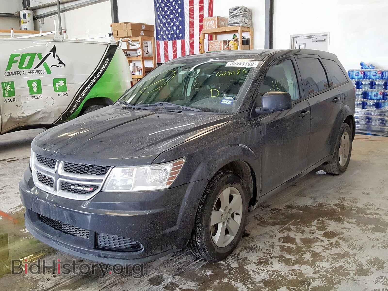 2013 DODGE JOURNEY - VIN: 3C4PDCABXDT608086 - Фото 2