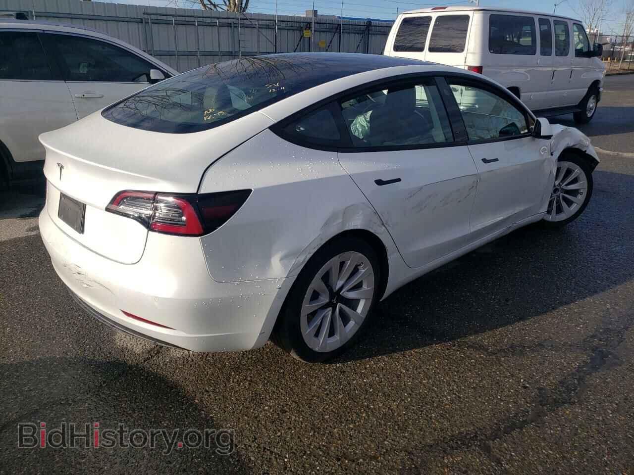2022 TESLA MODEL 3 - VIN: 5YJ3E1EA2NF188664 - Фото 3