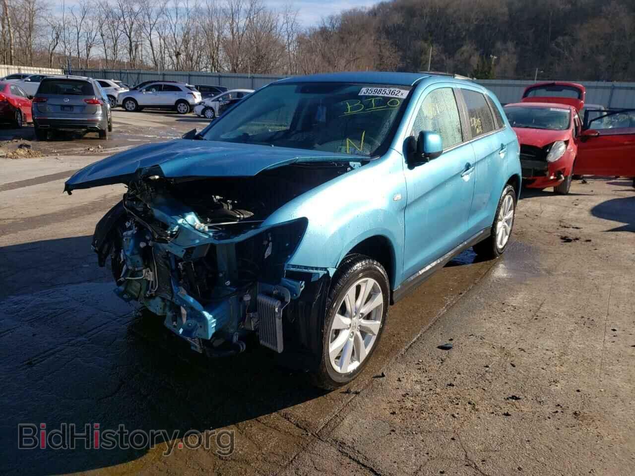 2014 MITSUBISHI OUTLANDER - VIN: 4A4AR4AU9EE031012 - Фото 2