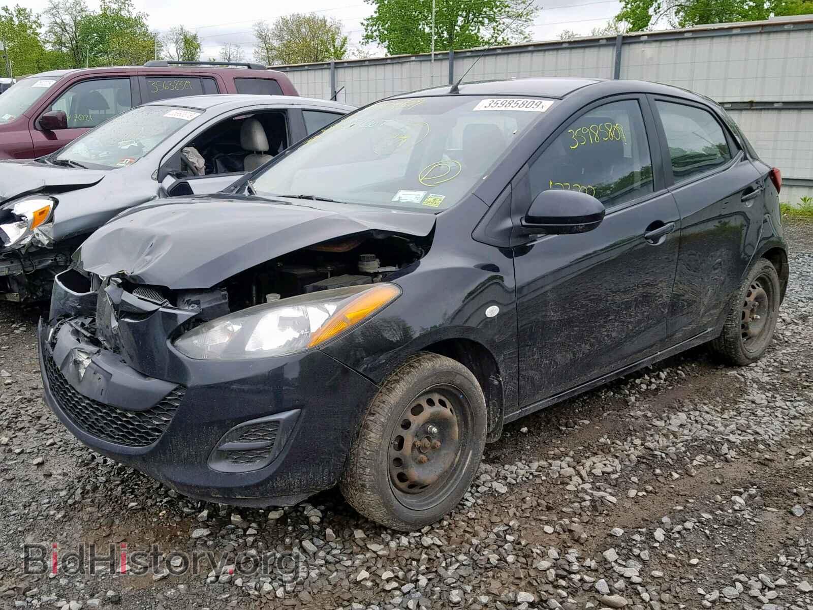 2013 MAZDA 2 - VIN: JM1DE1KY3D0159273 - Фото 2
