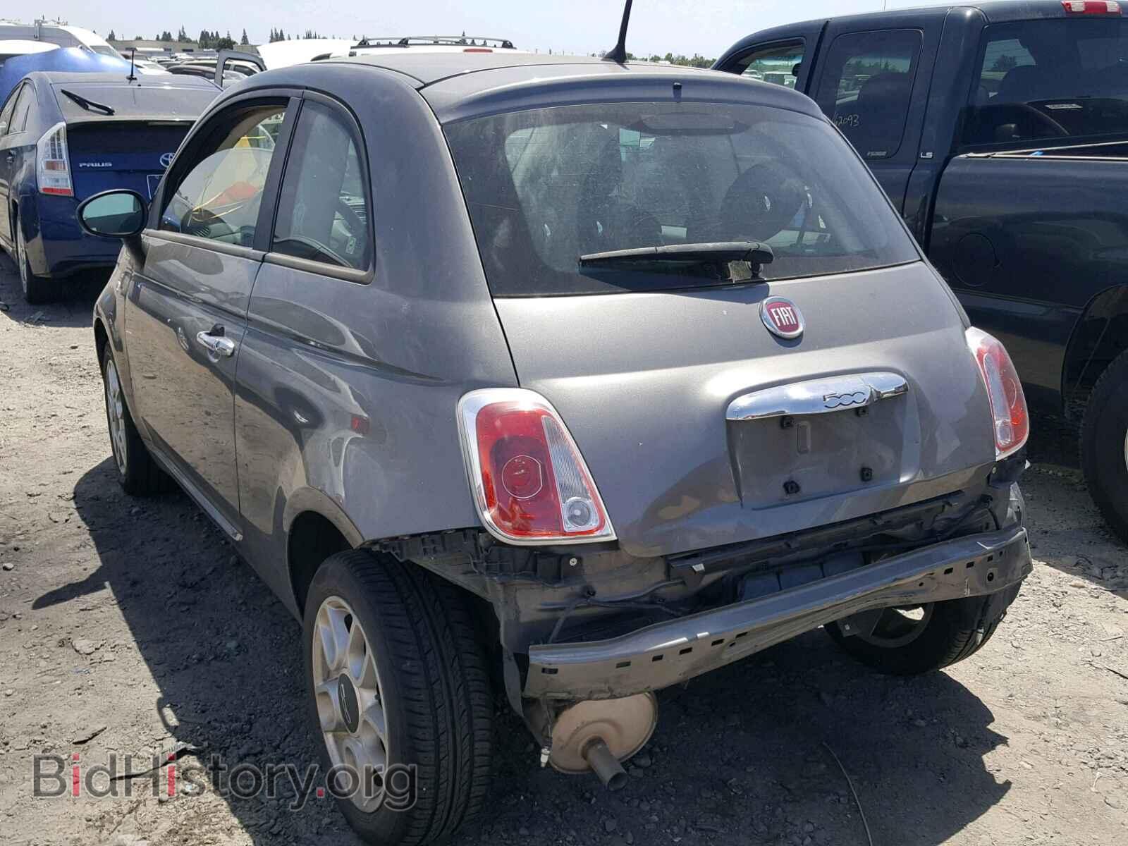 2012 FIAT 500 - VIN: 3C3CFFAR5CT124613 - Фото 3