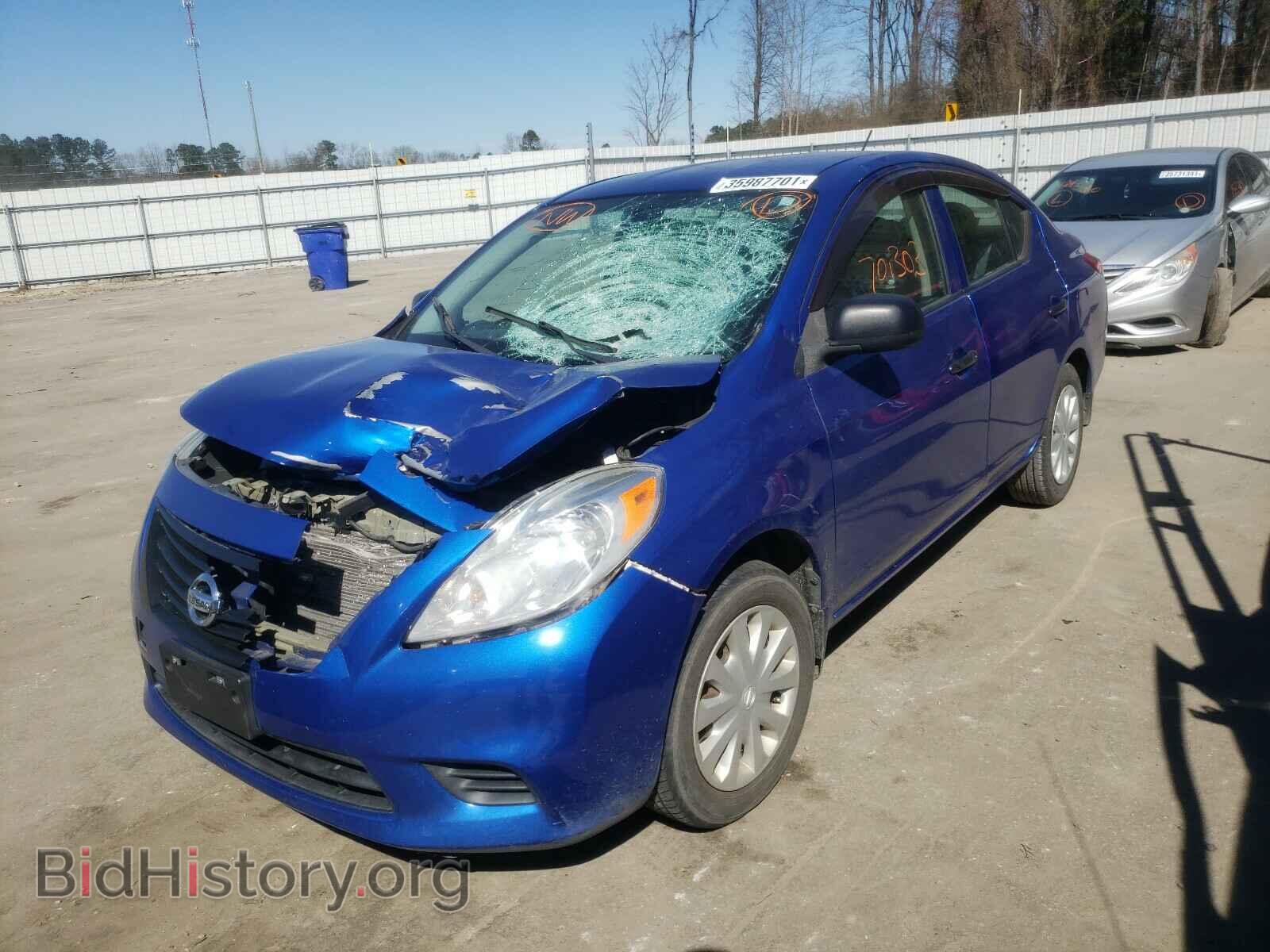 2012 NISSAN VERSA - VIN: 3N1CN7AP5CL938718 - Фото 2