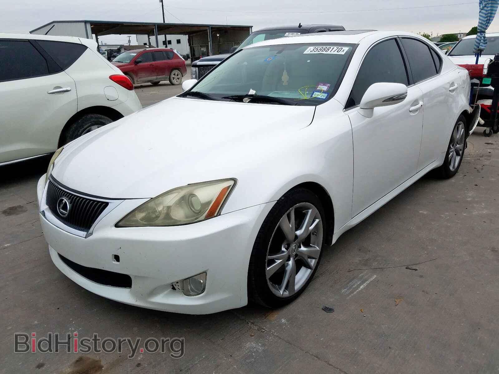 2009 LEXUS IS - VIN: JTHBK262895093761 - Фото 2