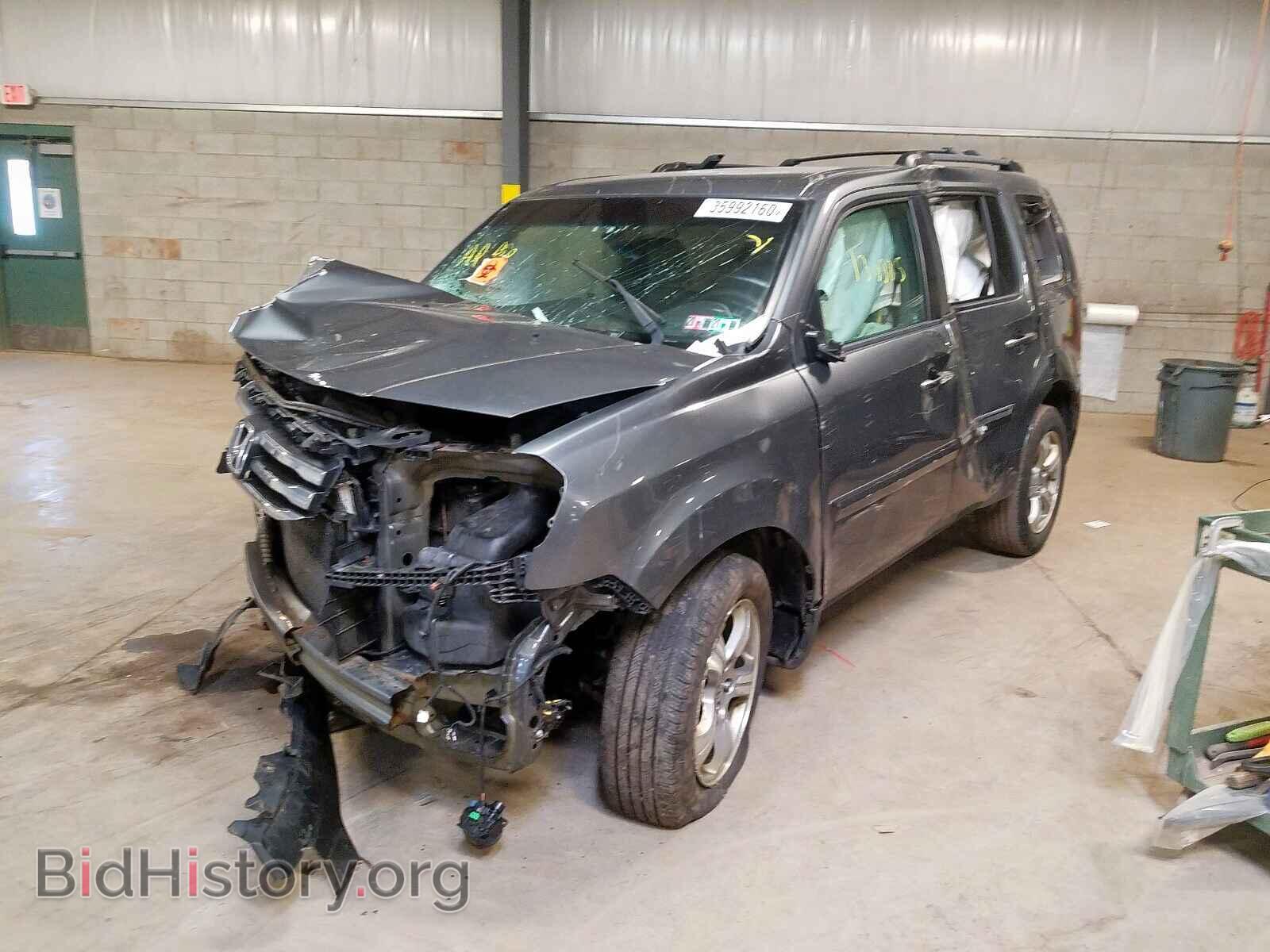 2012 HONDA PILOT EX - VIN: 5FNYF4H41CB003155 - Photo 2
