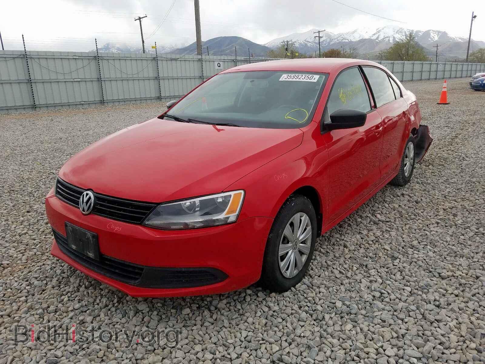 2014 VOLKSWAGEN JETTA - VIN: 3VW1K7AJ3EM327153 - Фото 2