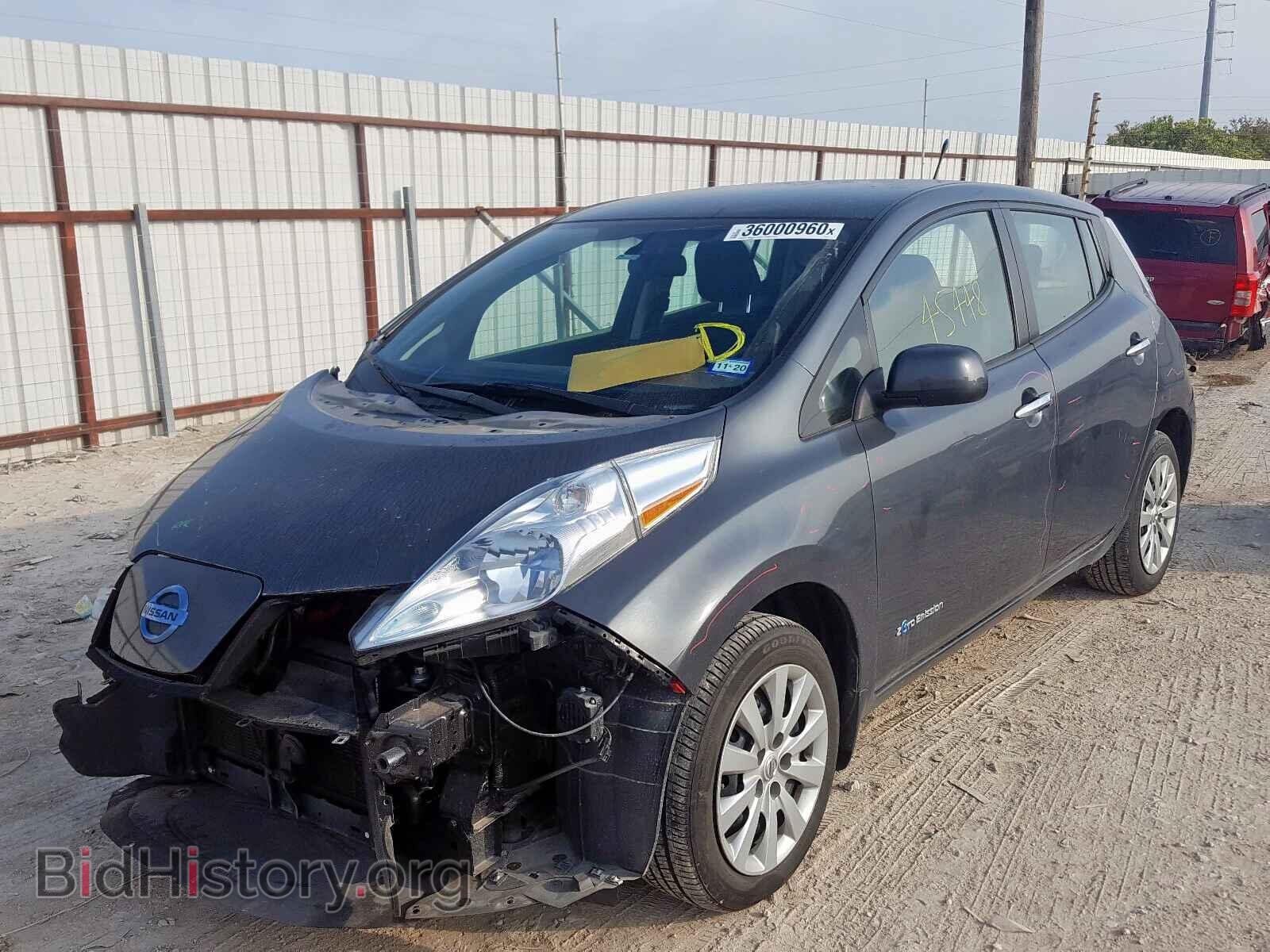 2013 NISSAN LEAF - VIN: 1N4AZ0CP6DC413117 - Фото 2