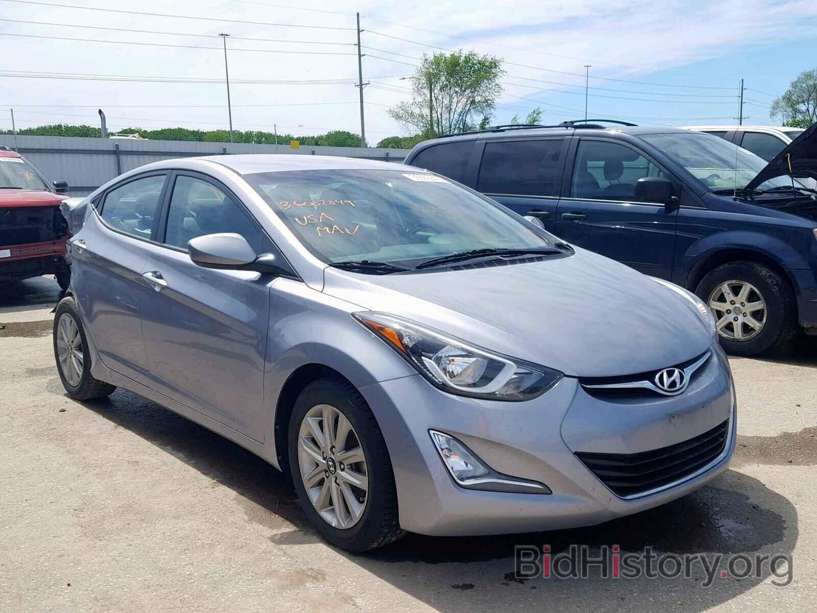 Фотография 5NPDH4AE8GH683882 - HYUNDAI ELANTRA 2016