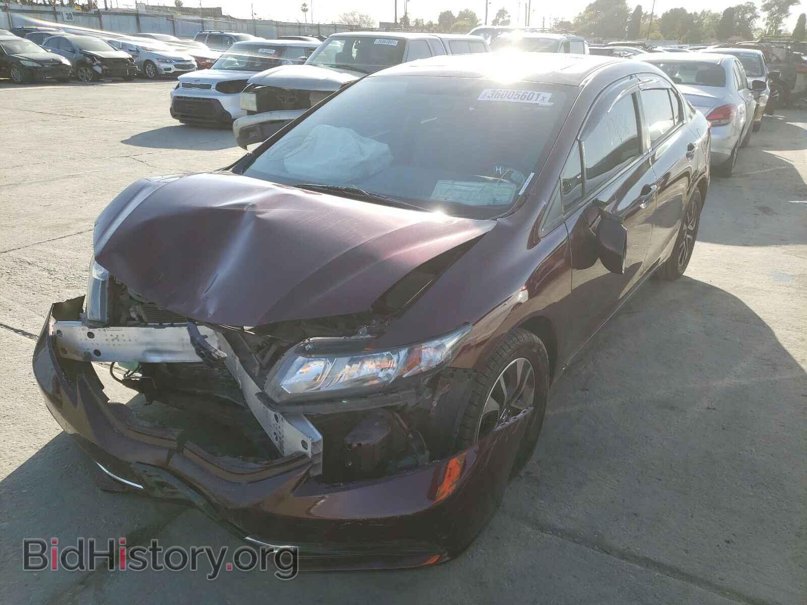 2014 HONDA CIVIC - VIN: 19XFB2F86EE043186 - Фото 2