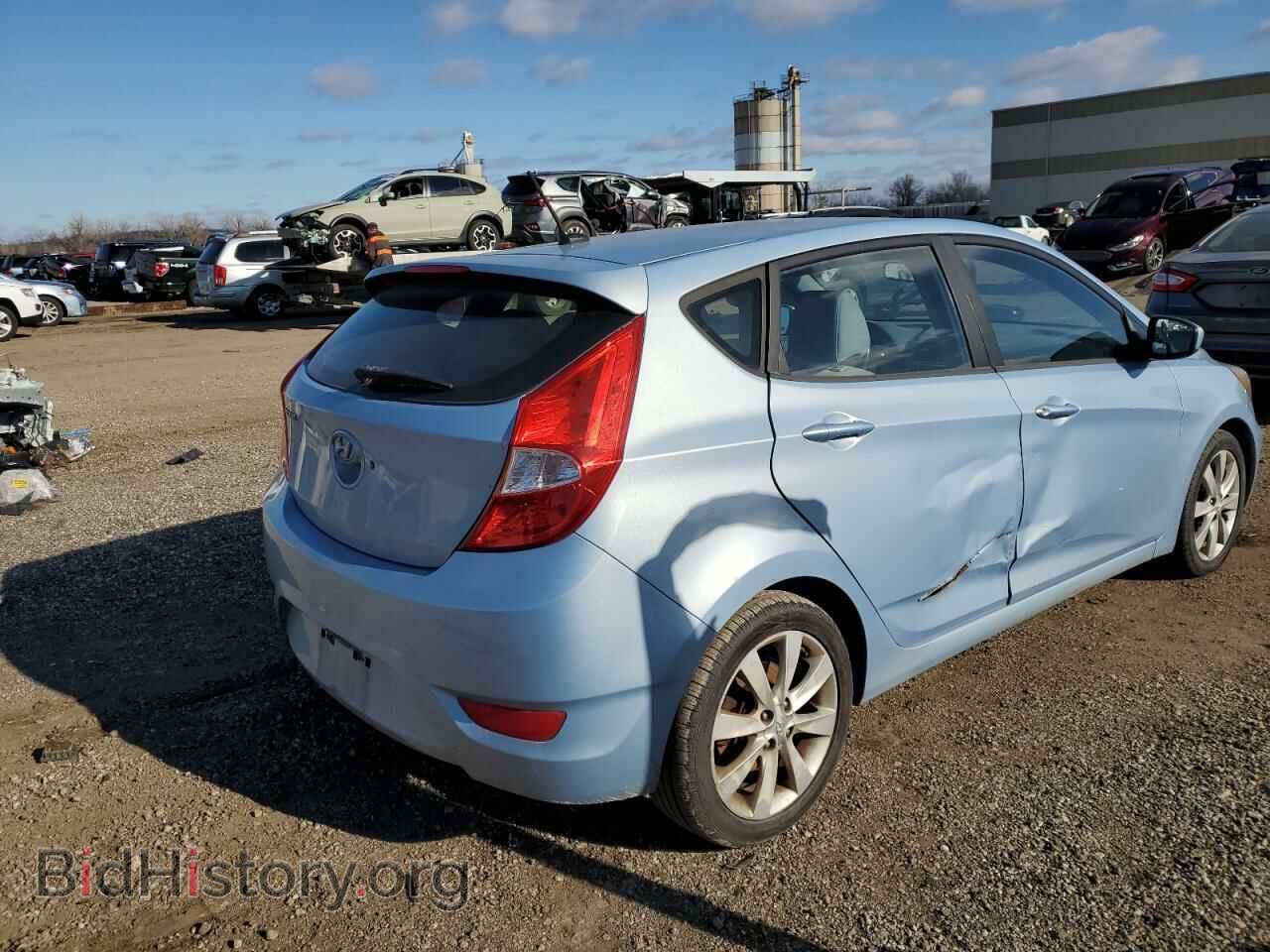 2012 HYUNDAI ACCENT - VIN: KMHCU5AE9CU020037 - Фото 3