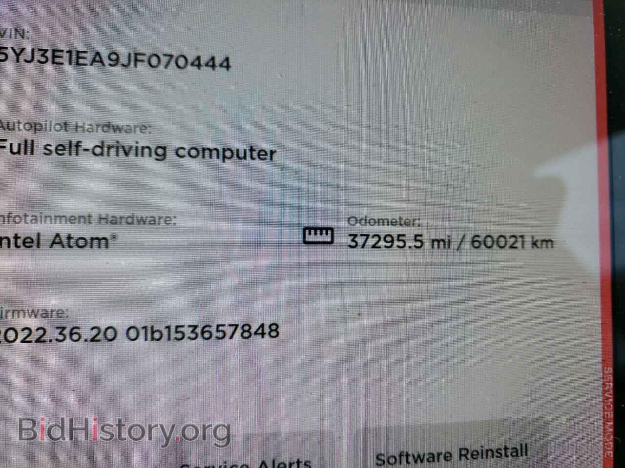 2018 TESLA MODEL 3 - VIN: 5YJ3E1EA9JF070444 - Photo 9
