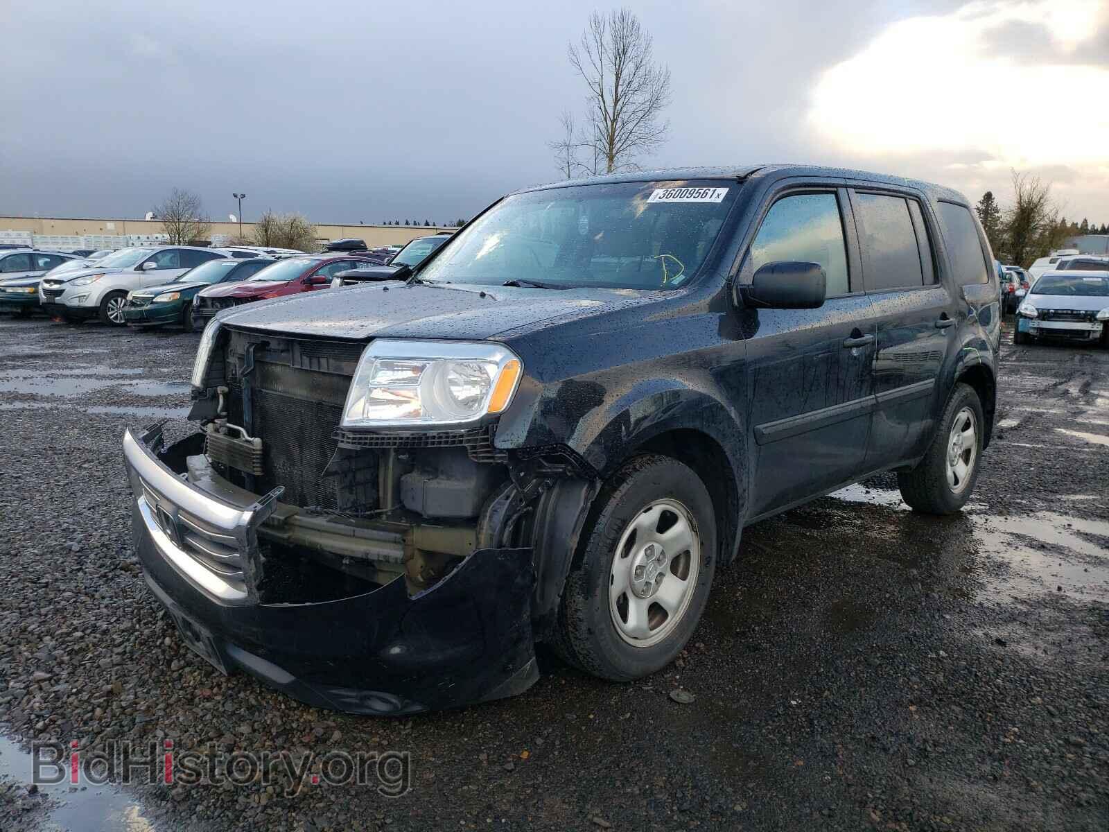 2013 HONDA PILOT - VIN: 5FNYF4H24DB024629 - Фото 2