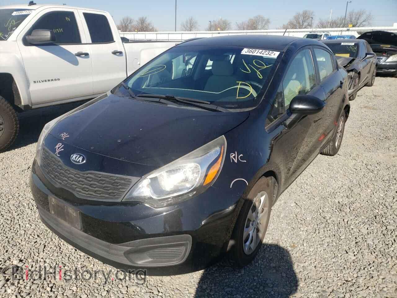 2013 KIA RIO - VIN: KNADM4A37D6288931 - Фото 2
