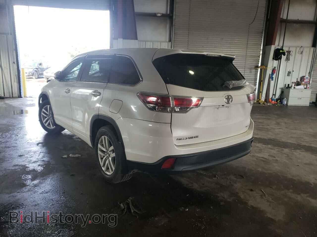 2016 TOYOTA HIGHLANDER - VIN: 5TDBKRFH7GS233997 - Фото 3