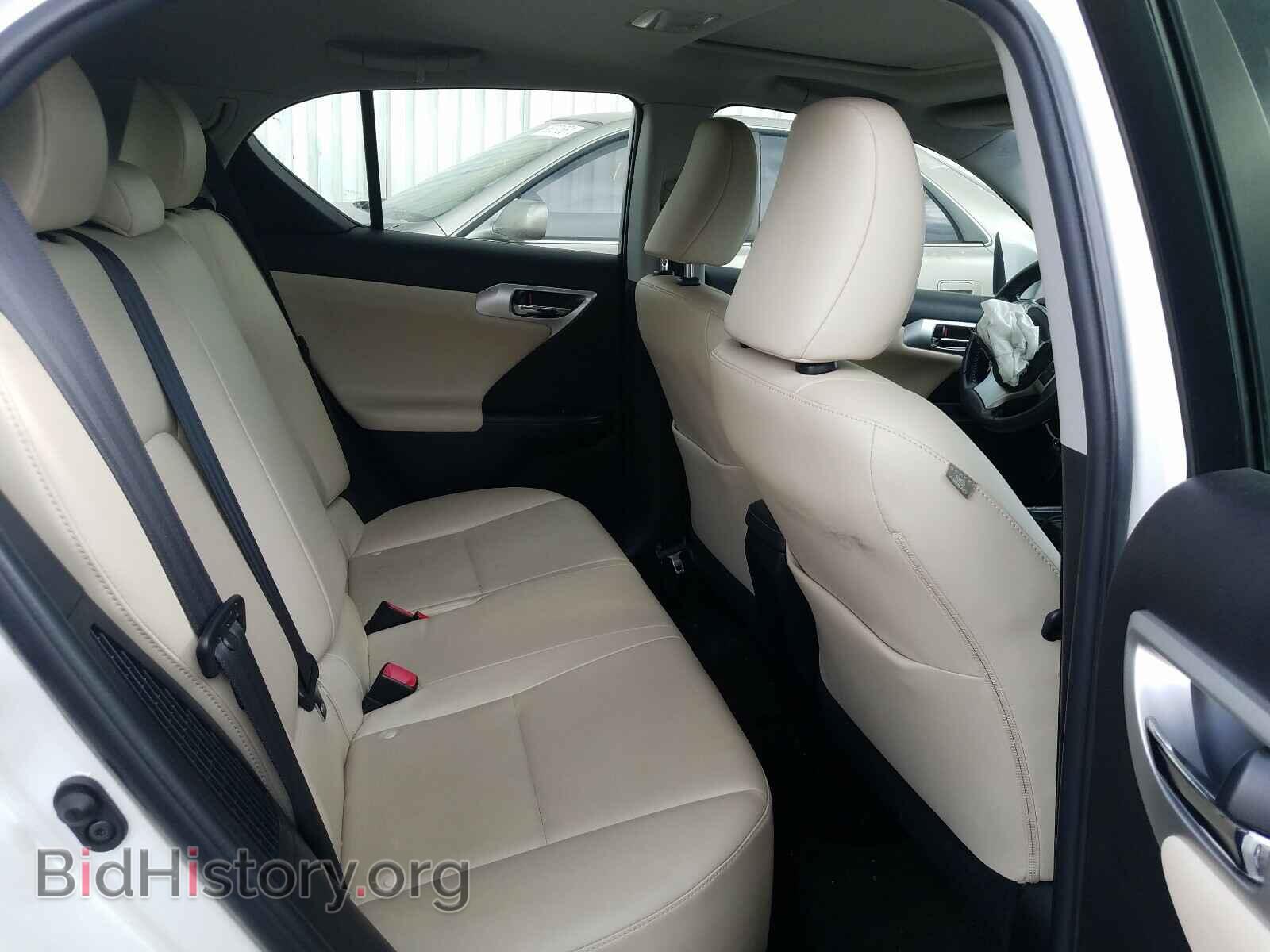 2012 LEXUS CT 200 - VIN: JTHKD5BHXC2074031 - Фото 6