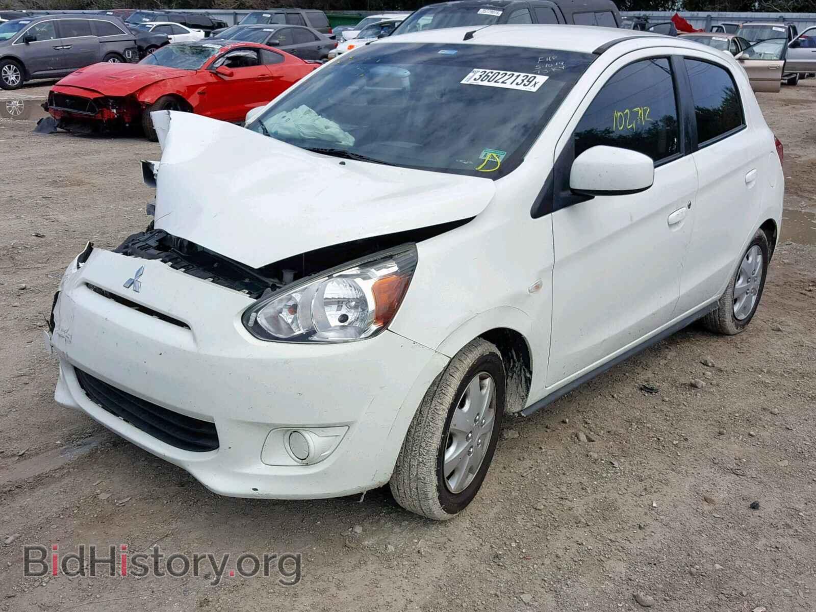 2014 MITSUBISHI MIRAGE - VIN: ML32A3HJ4EH013642 - Фото 2