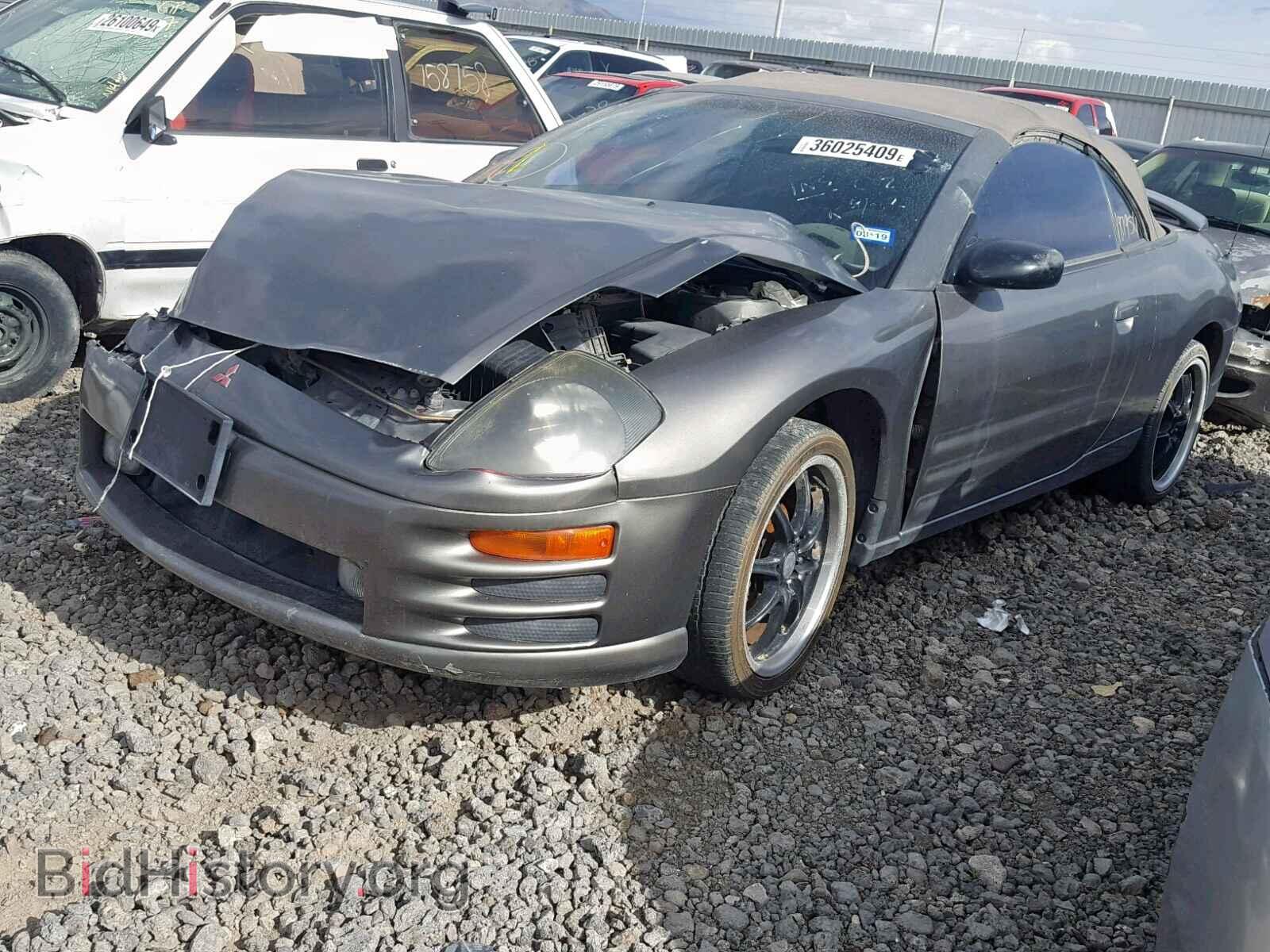 2001 MITSUBISHI ECLIPSE - VIN: 4A3AE45G11E208571 - Фото 2