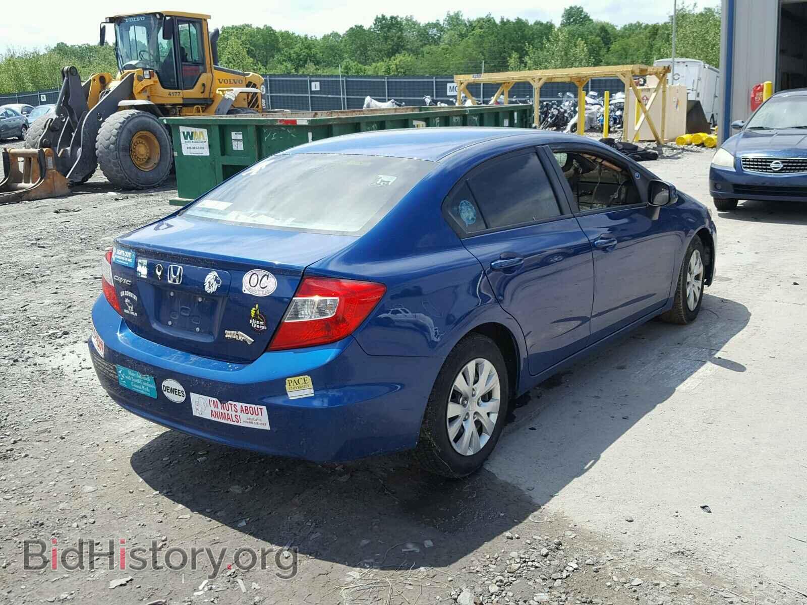 2012 HONDA CIVIC LX - VIN: 19XFB2F50CE361971 - Фото 4