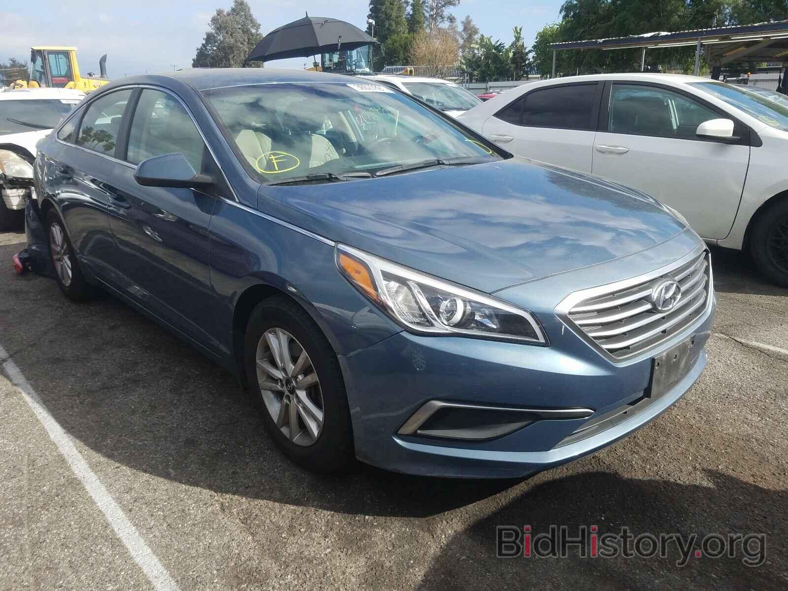 Фотография 5NPE24AFXHH583279 - HYUNDAI SONATA 2017