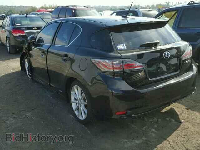 2012 LEXUS CT 200 - VIN: JTHKD5BH2C2101111 - Фото 3