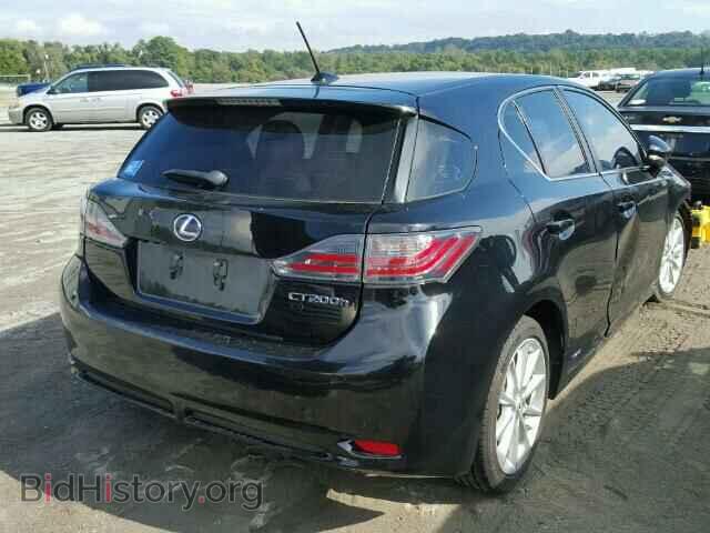 2012 LEXUS CT 200 - VIN: JTHKD5BH2C2101111 - Фото 4