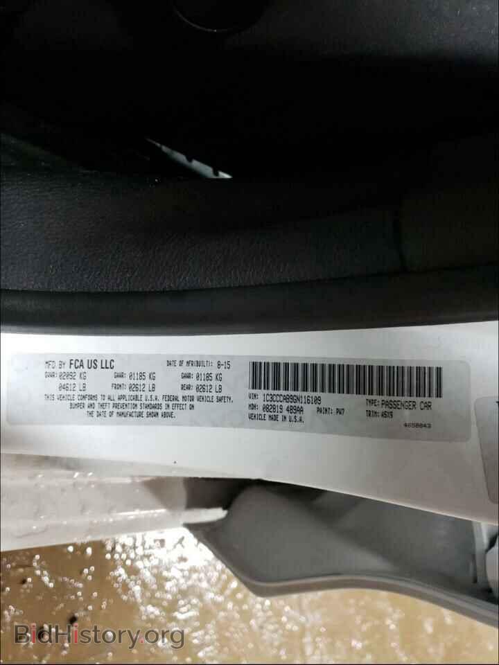 2016 CHRYSLER 200 - VIN: 1C3CCCAB9GN116109 - Фото 10