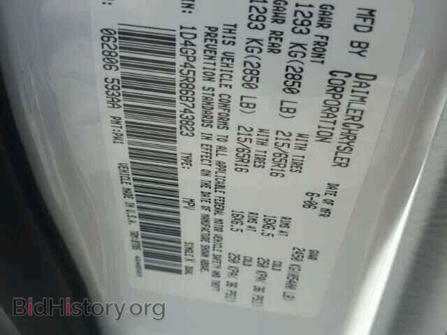 2006 DODGE CARAVAN - VIN: 1D4GP45R86B743823 - Фото 10