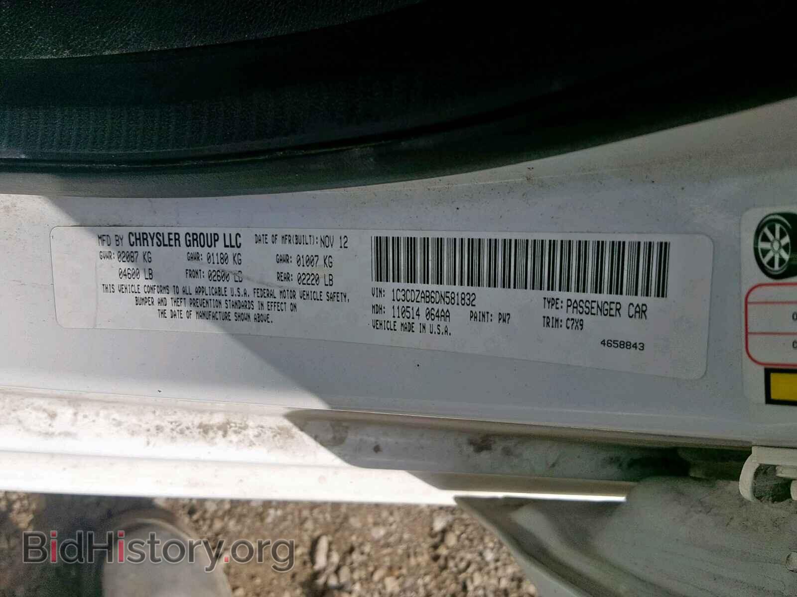 2013 DODGE AVENGER - VIN: 1C3CDZAB6DN581832 - Photo 10
