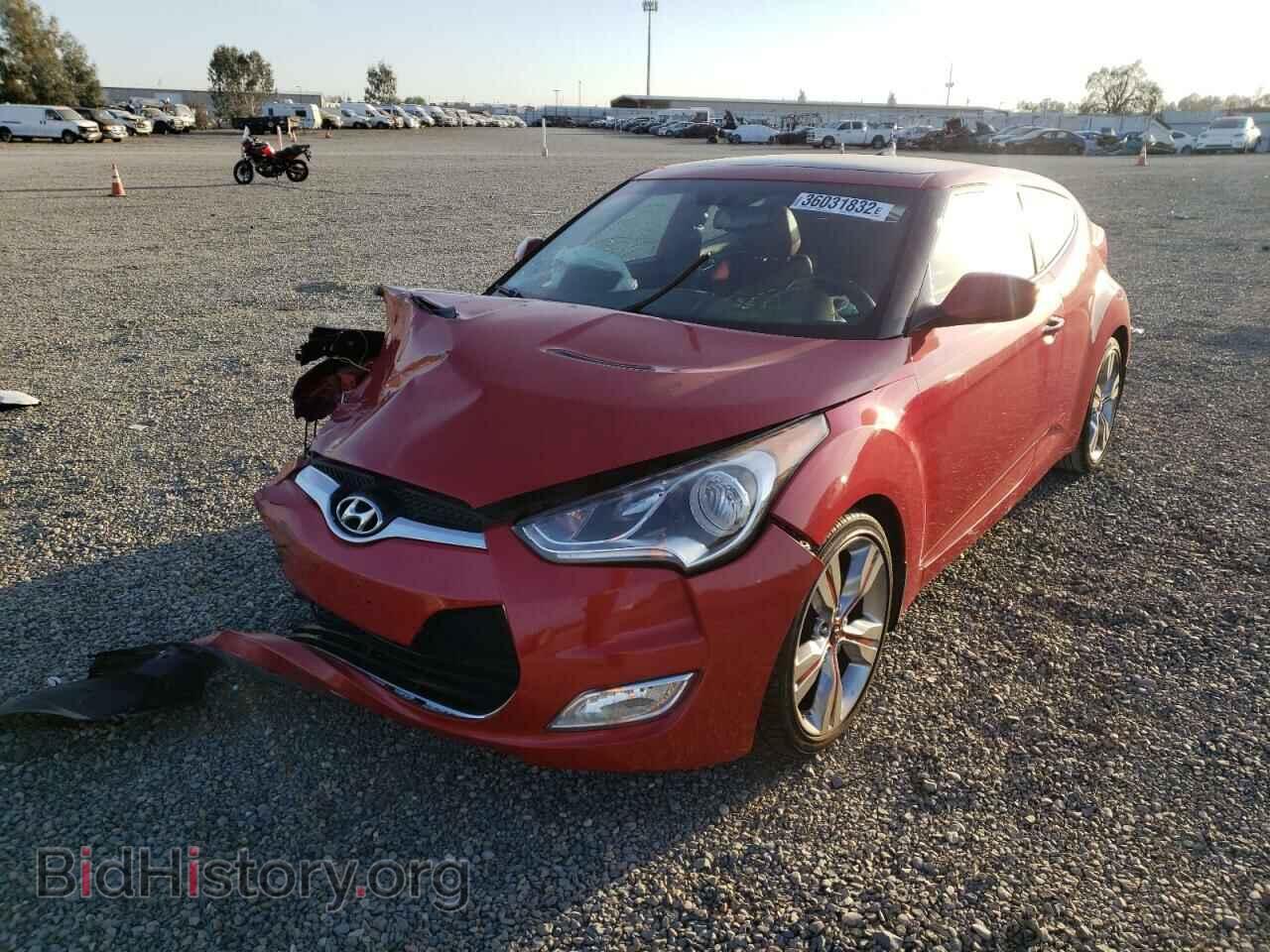 2012 HYUNDAI VELOSTER - VIN: KMHTC6AD2CU067801 - Фото 2
