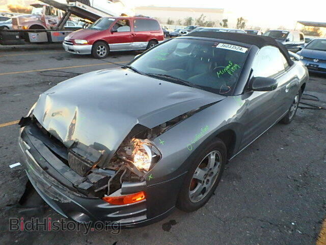2003 MITSUBISHI ECLIPSE - VIN: 4A3AE45G93E096041 - Фото 2