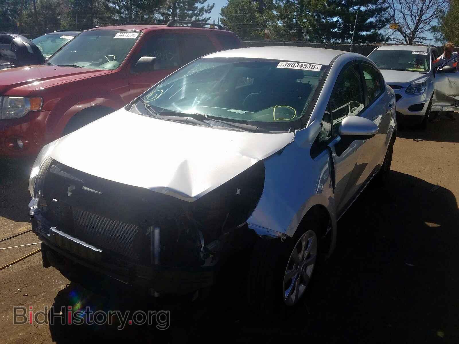 2014 KIA RIO - VIN: KNADM4A3XE6361436 - Фото 2