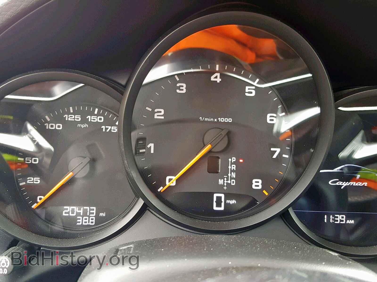2017 PORSCHE CAYMAN - VIN: WP0AA2A84HS270558 - Фото 8