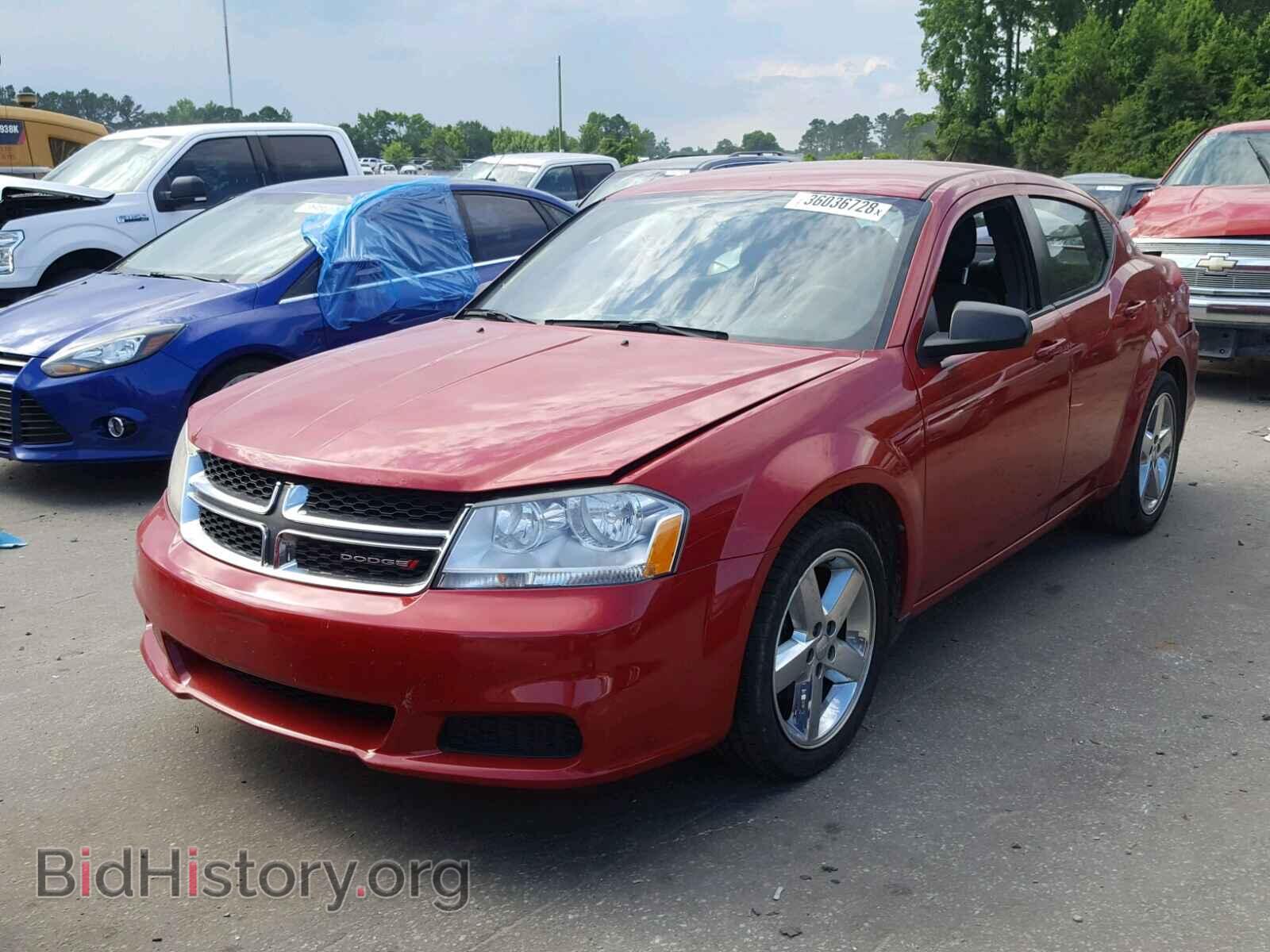 2013 DODGE AVENGER - VIN: 1C3CDZAB3DN711601 - Фото 2