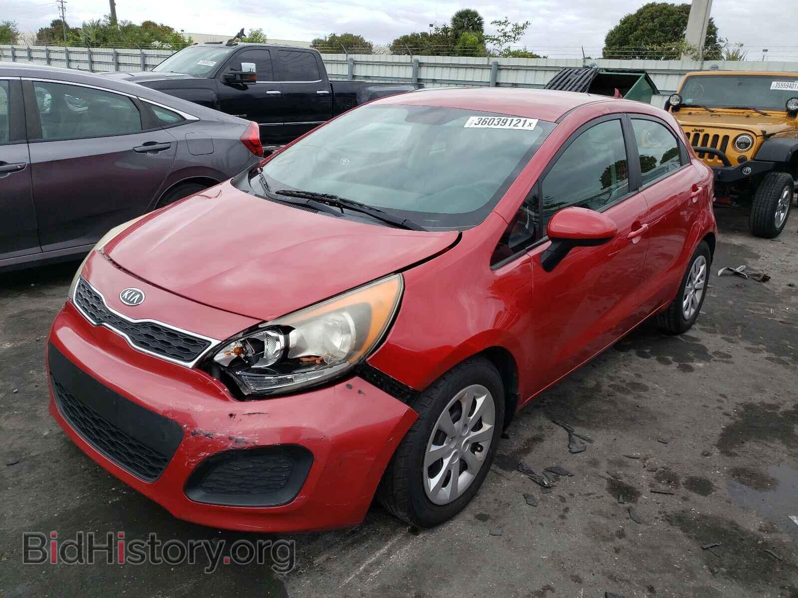 2013 KIA RIO - VIN: KNADN5A37D6097836 - Фото 2