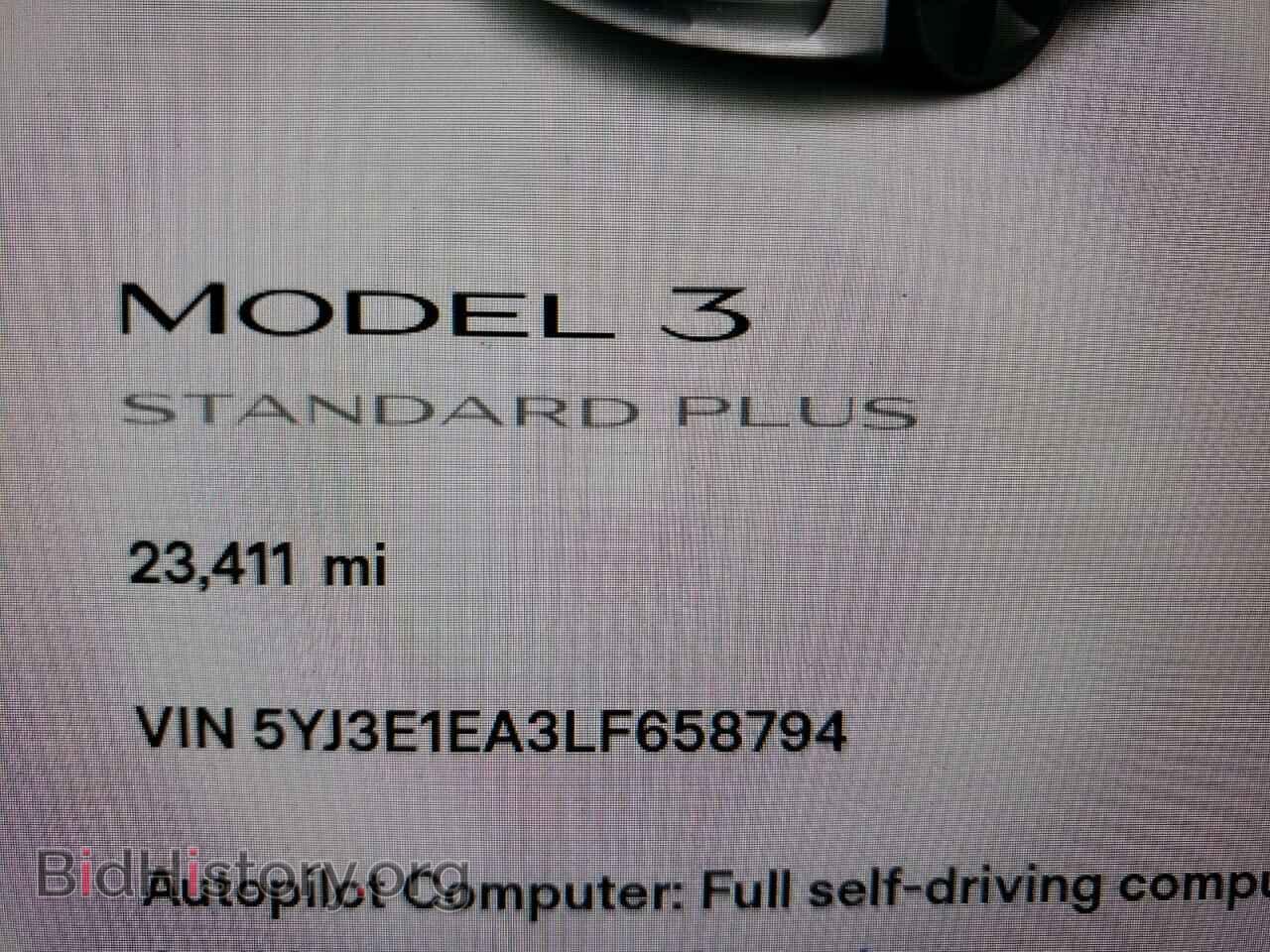2020 TESLA MODEL 3 - VIN: 5YJ3E1EA3LF658794 - Фото 8