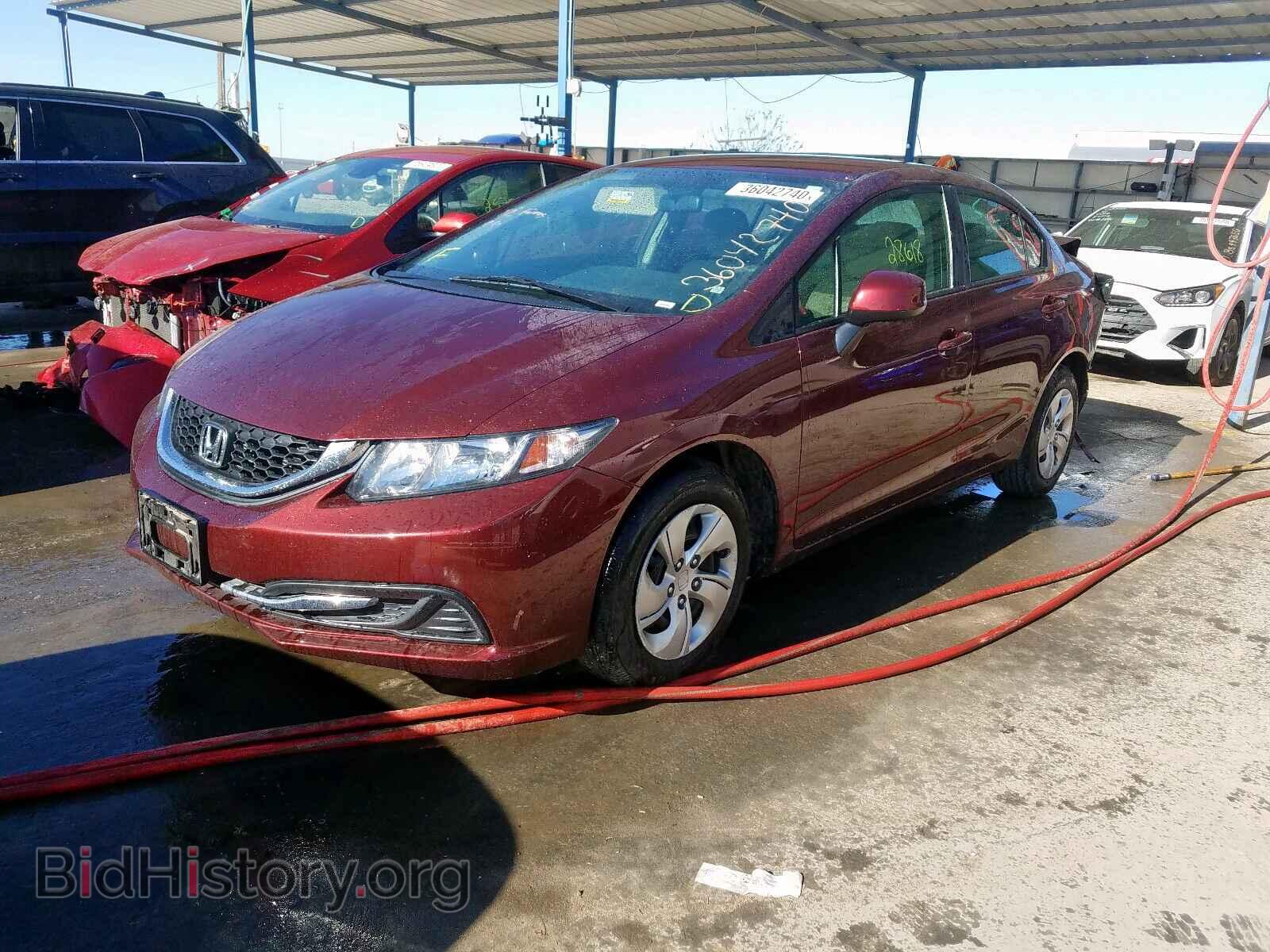 2013 HONDA CIVIC - VIN: 19XFB2F52DE016667 - Фото 2