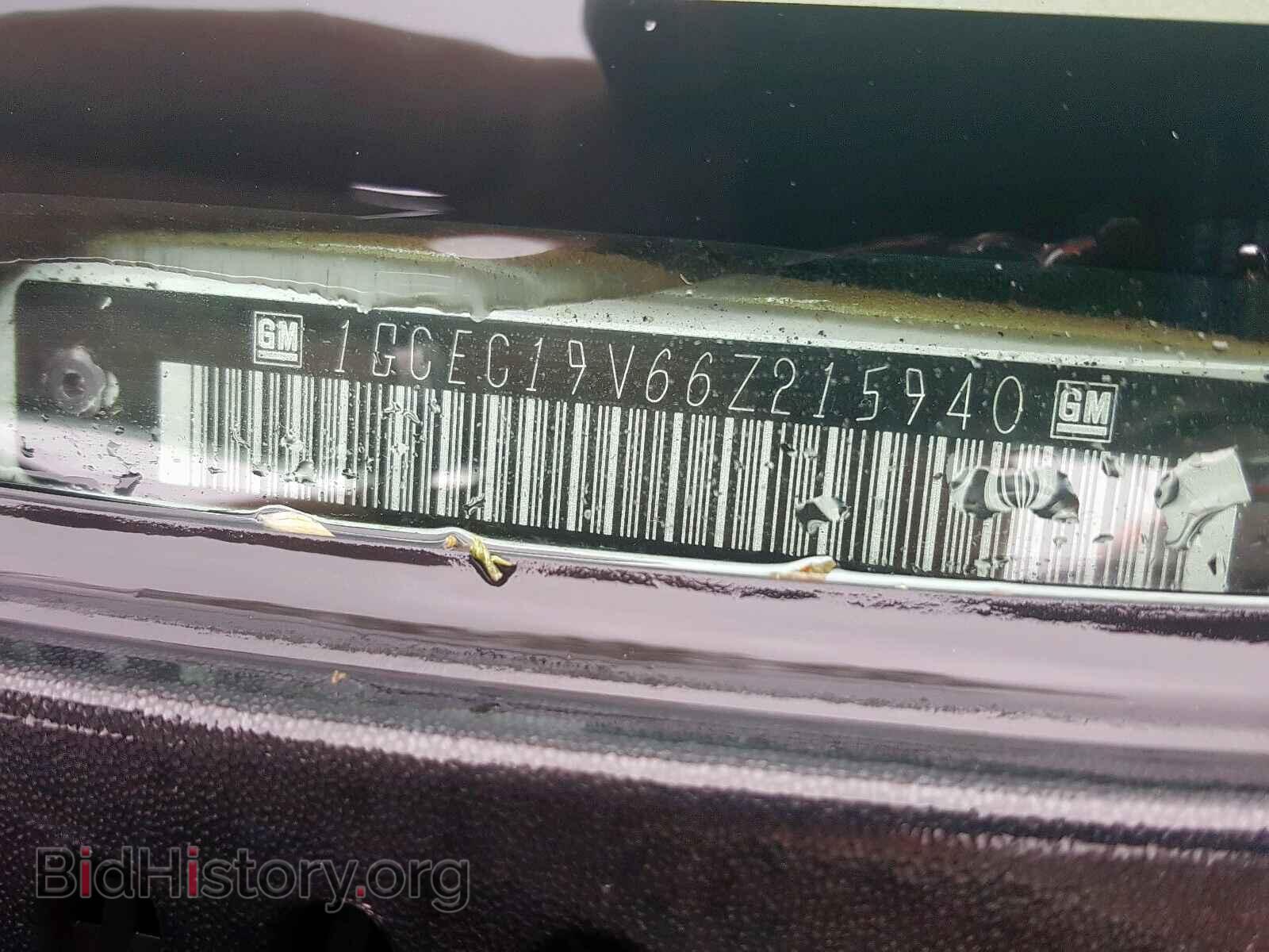 2006 CHEVROLET SILVERADO - VIN: 1GCEC19V66Z215940 - Фото 10