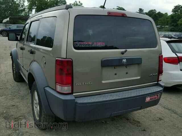 2007 DODGE NITRO - VIN: 1D8GU28K97W644741 - Фото 3