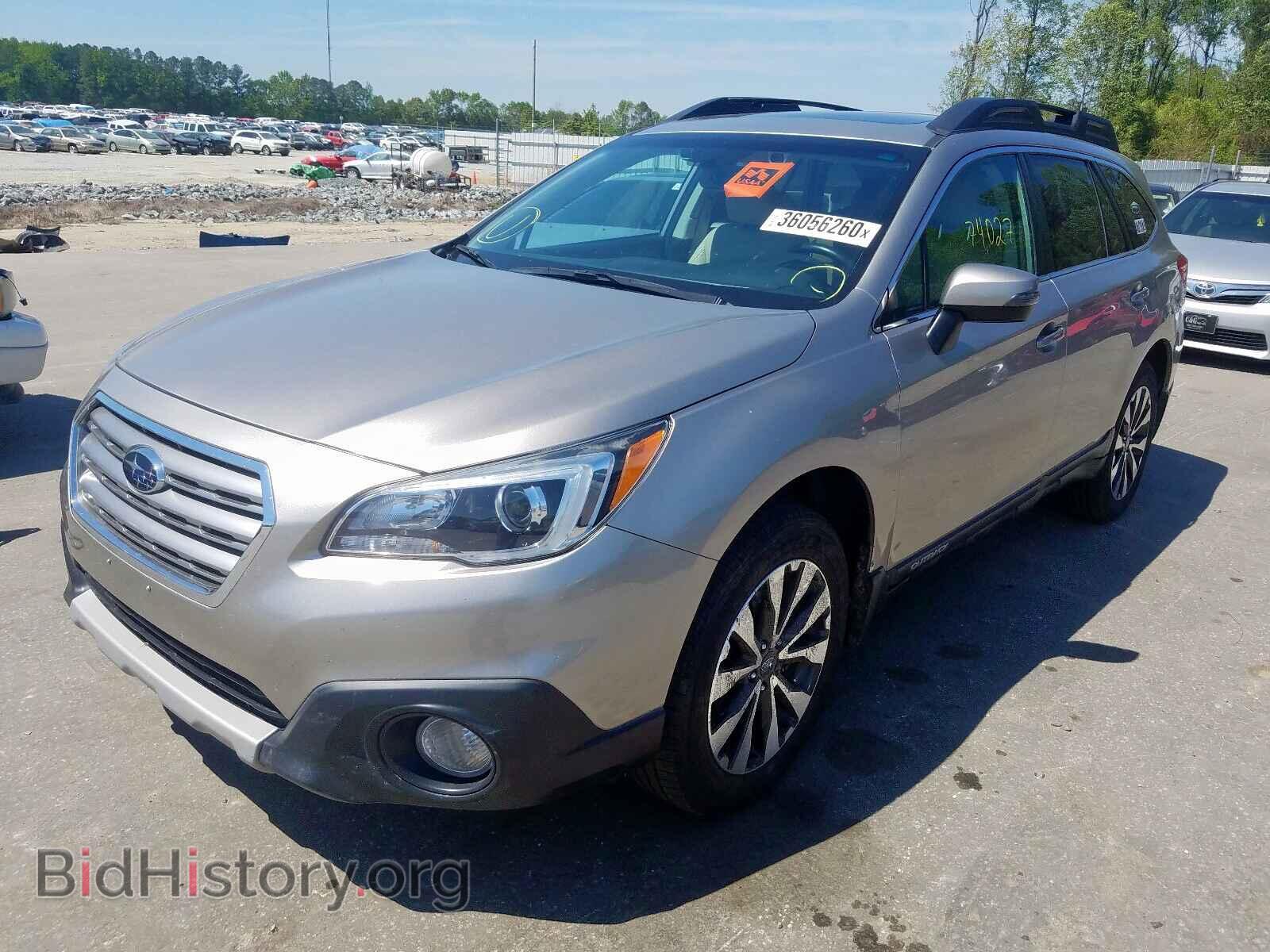 2016 SUBARU OUTBACK - VIN: 4S4BSANC1G3315633 - Фото 2
